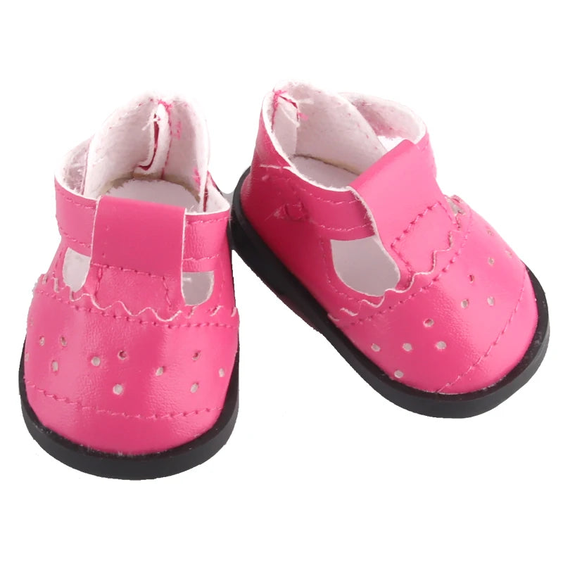 5.5cm Lovely Bow Doll Shoes For 14 Inch American& EXO Doll 1/6 New Mini Shoes Boots Accessories For 32-33 Russia DIY Doll,Nancy