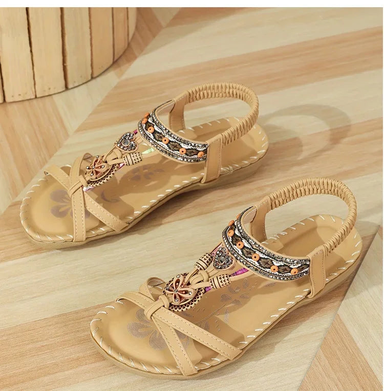 2025 New Women's Sandals Summer Sandals for Shoes Woman Colorful Beach Sandalias De Mujer Non-Slip Summer Footwear Women Mujer