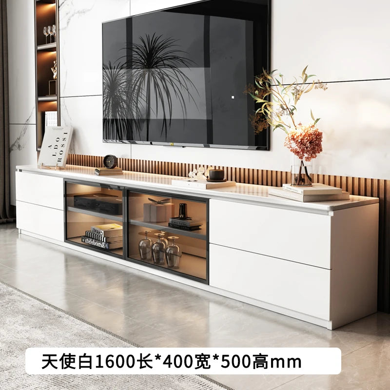 Living Room Cabinets Decoration Simple Display Cabinet Drawers Storage Vitrinas De Cristal Y Madera Para Salon Home Furniture