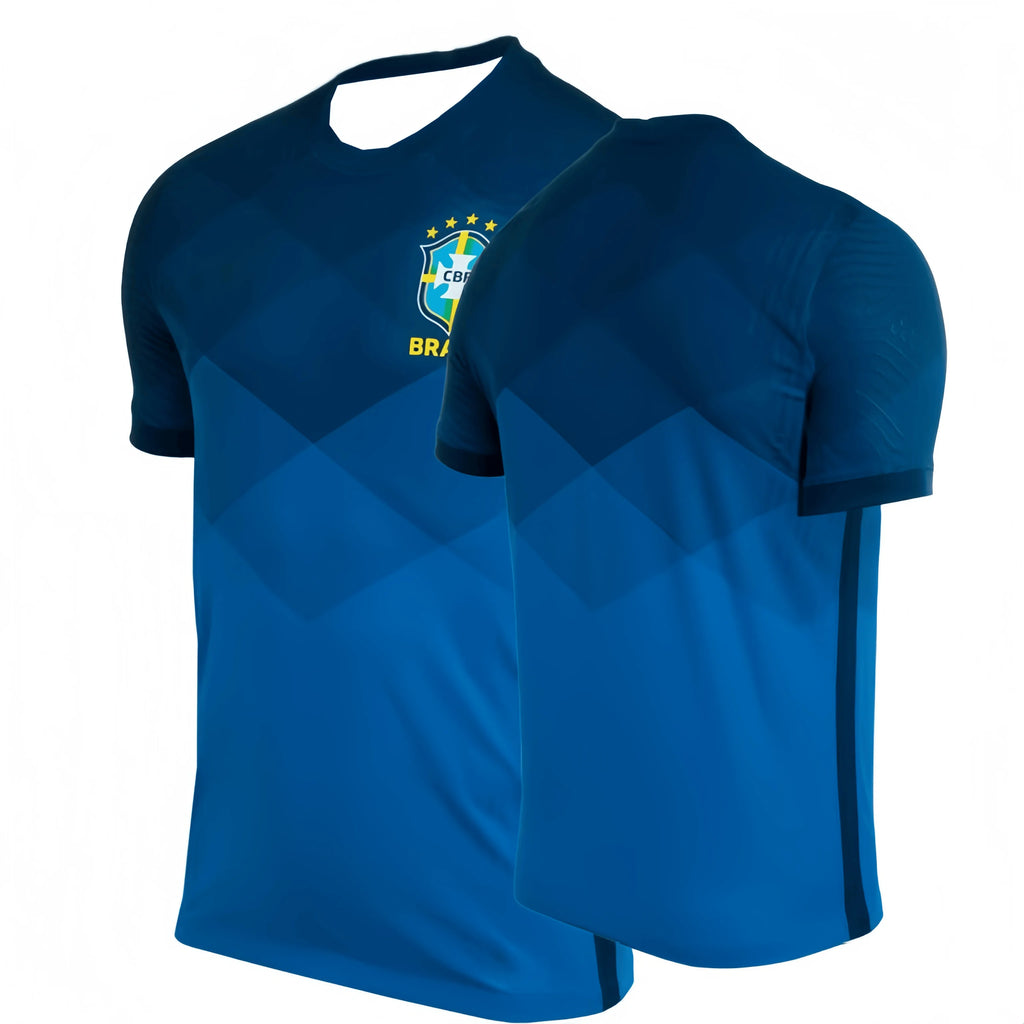 Brazilian Men Football Jersey Breathable Shirt Fan Football T-shirt/player Version Sports Suit Sports Training Short Sleeved Tee
