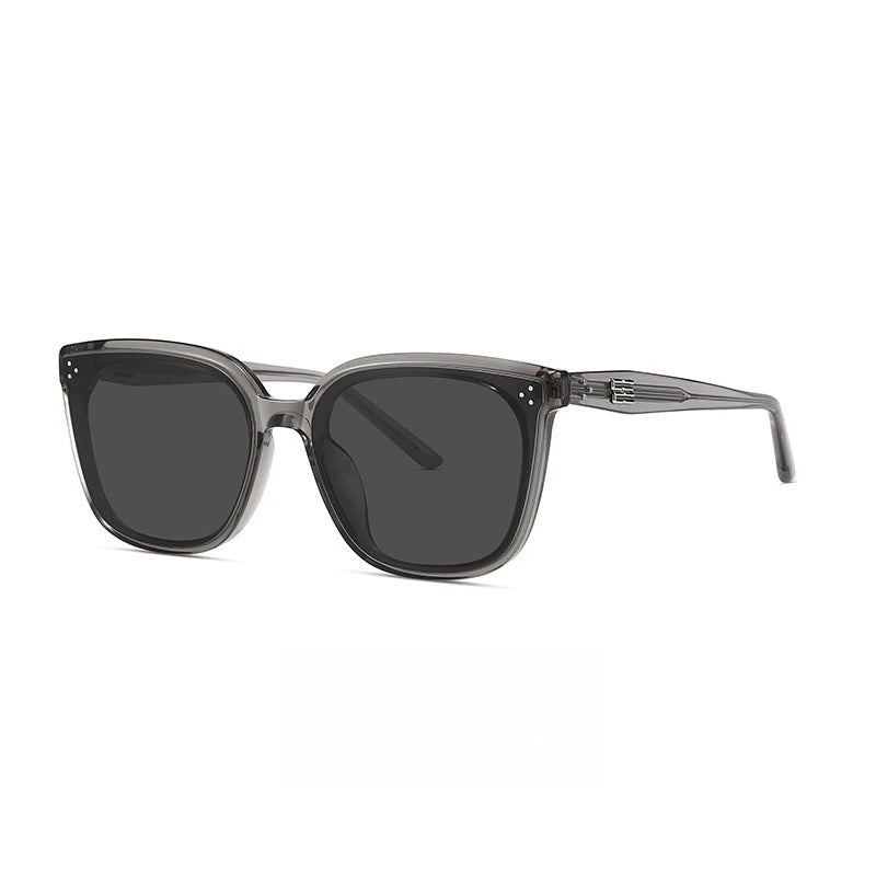 2025 New GM Sunglasses Women's Premium Large Face Slimming Sun Glasses Men's UV Protection LOLOE Fashionable round Face Suitable