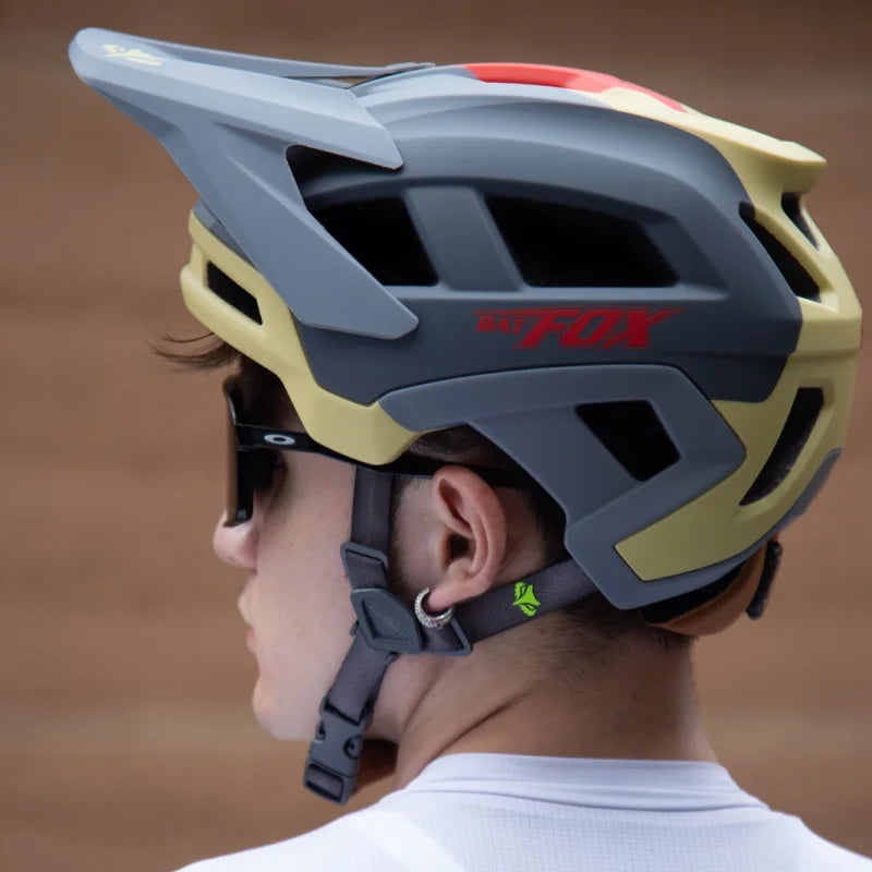 BATFOX 2025 New Mountain Bike Helmet Summer Colorful Cycling Helmet for Adults Youth Men and Women Speed Racing Bicycle Helmets