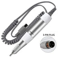 Professional Electric Nail Drill Handle 35000RPM Nail Art Drill Handpiece File Polish Grind Machine Manicure Drill Accessory