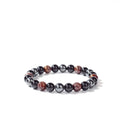 1pc classy summer jewellery black obsidian hematite father party Valentine's Day high quality natural stone protection bracelet