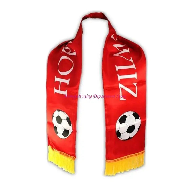 Football Scarf Double-sided Printed Soccer Fan Scarf 15 Countries 5.11x51.18In