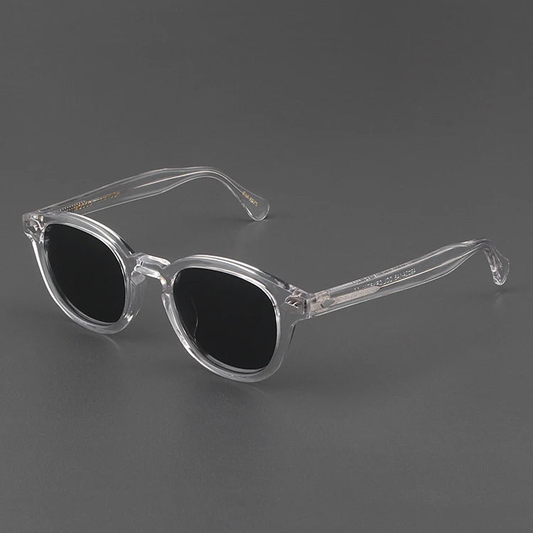 Johnny Depp Sunglasses Man Polarized Sun Glasses Luxury Brand Vintage Acetate Frame Blue Night Vision Goggles Woman