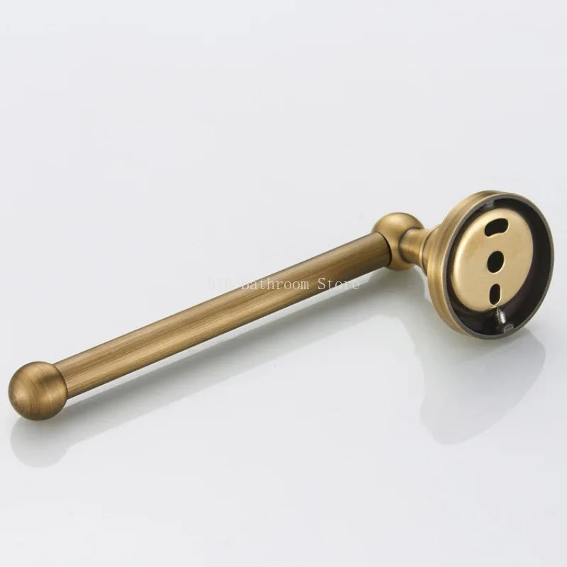 Bathroom Accessories Antique Brass Wall Mounted Toilet Paper Holder Towel Ring Robe Coat Hook Bathroom Hardware