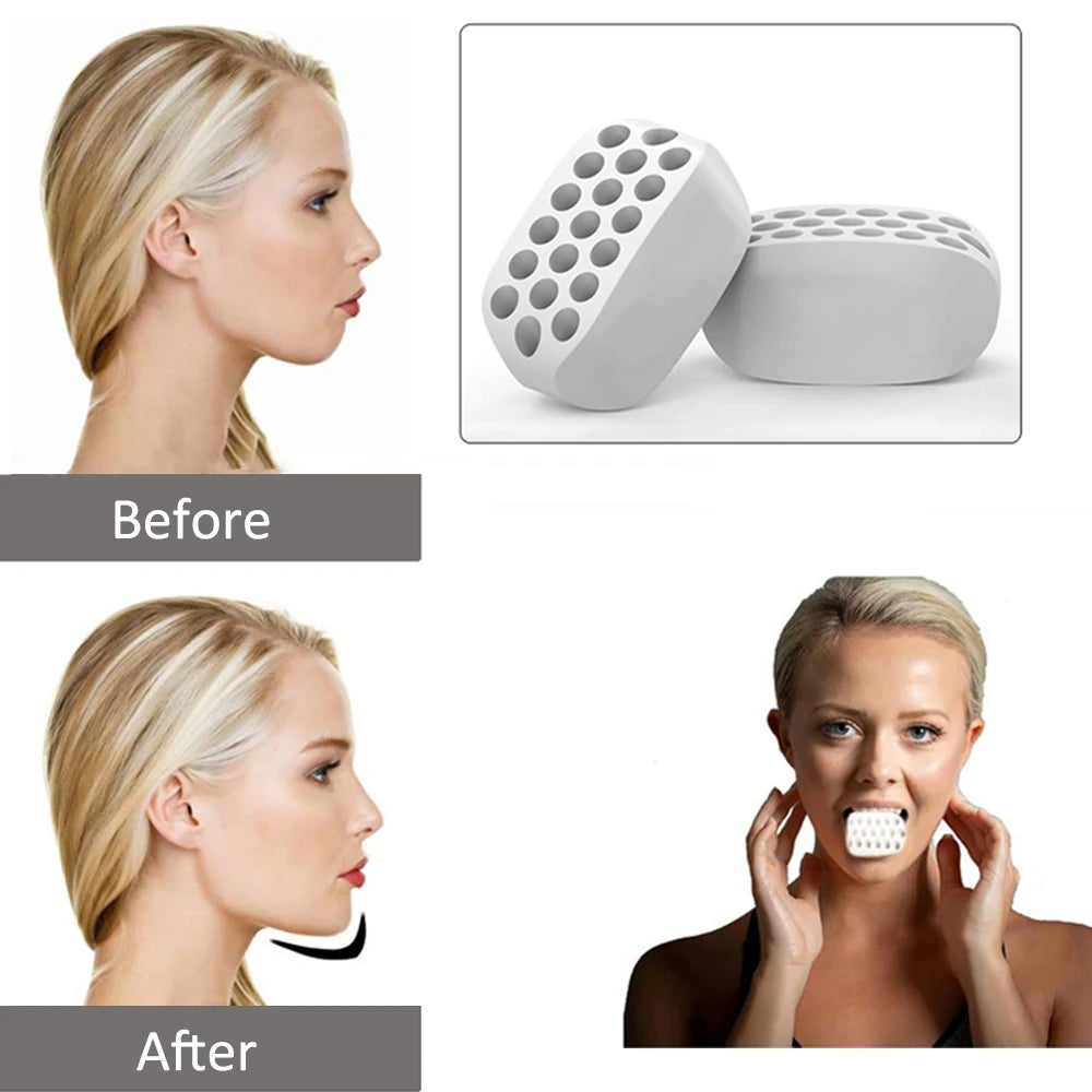Face Masseter Jaw Exercise Muscle men mouth Exerciser chew ball bite breaker training Fitness Face Masseter men jaw