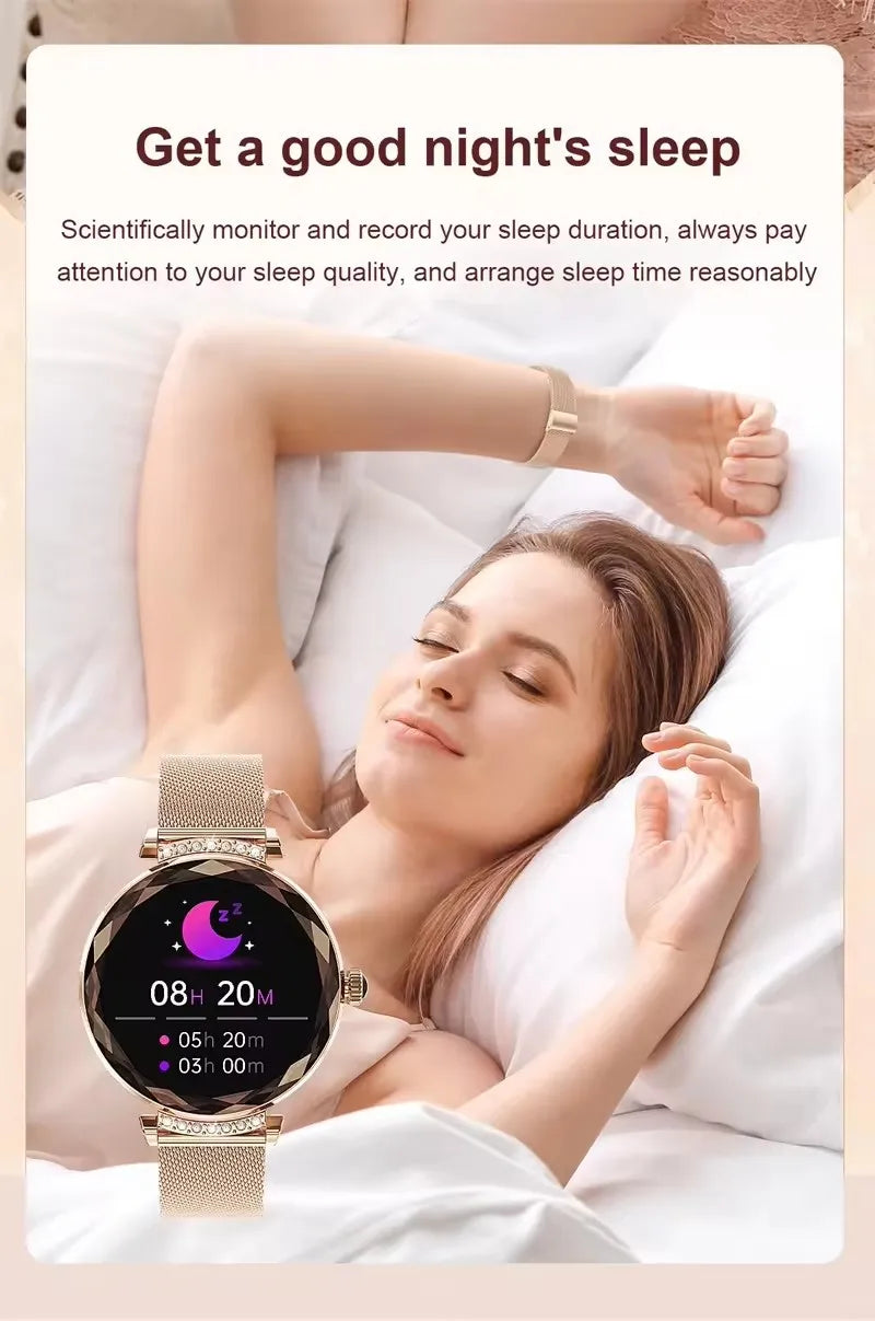 Fashion Ladies Smart Watch NX7 Pro AMOLED Screen Health Monitoring BT Call Female Women Sport Fitness Tracker Smartwatch
