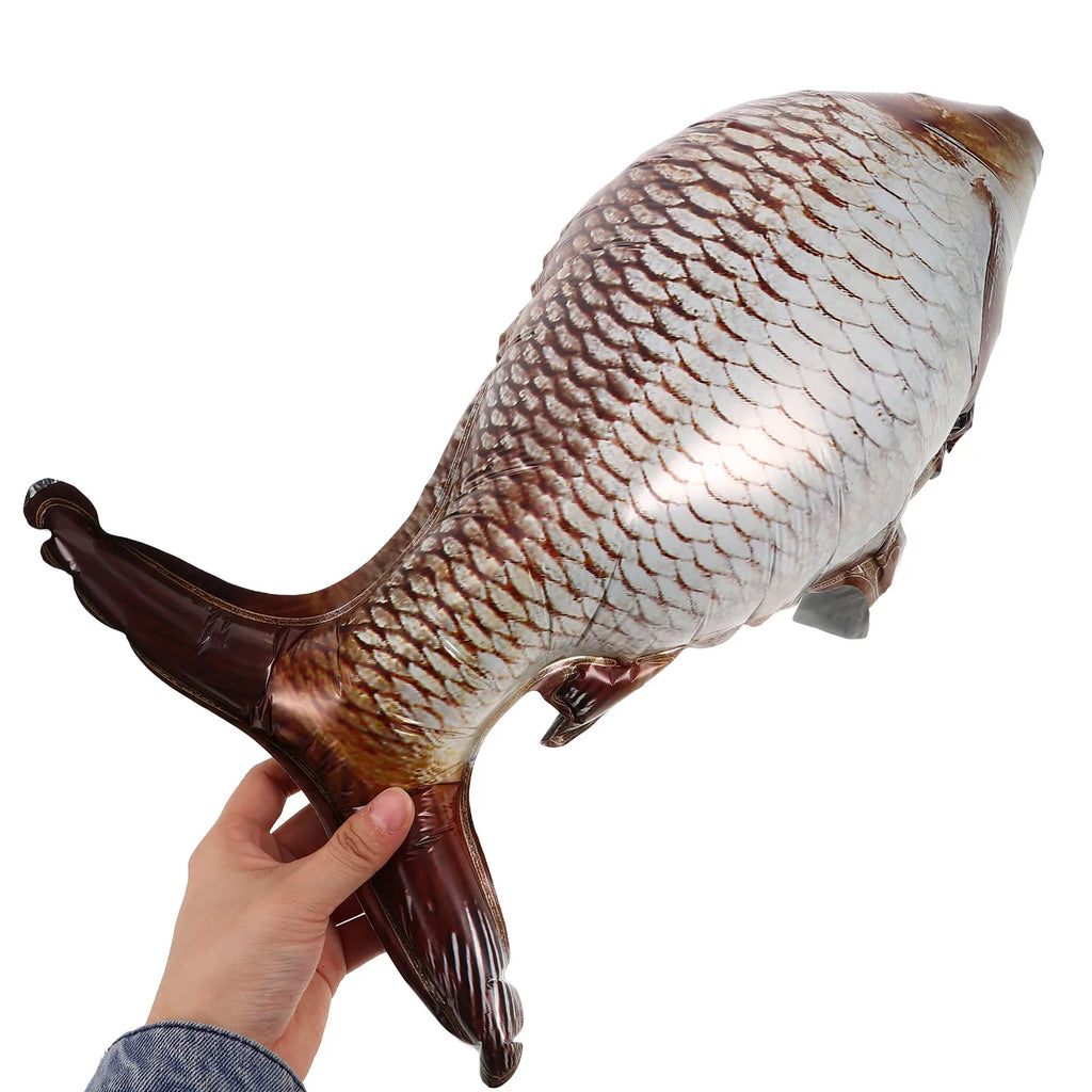 6 Pcs Carp Fish Balloons Decorative Crucian Balloon Foil Balloons Marine Decorations Party Supplies Shark Toys