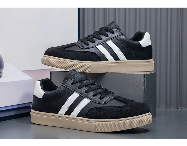 Hot Sale Casual Sneakers Men Classic Design Skateboard Shoes Man Comfy Low-cut Flat Sneakers Outdoor Non-slip Men's Sports Shoes