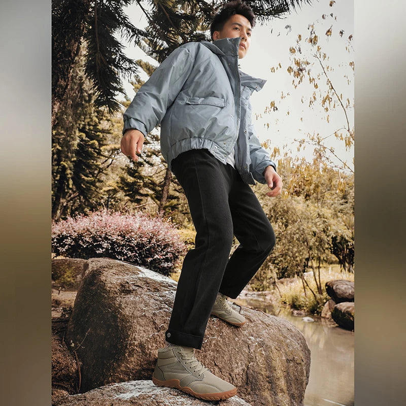 Men Hiking Shoes With Wide Toe Provide Enough Space For Feet Anti Slip Unlocks The Freedom To Wear In The Mountains And Leisure