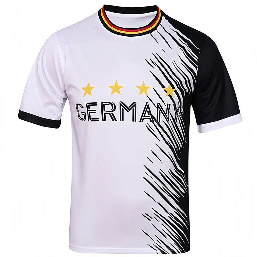 The Latest European Team Germany Football Jersey High Quality Customizable and Breathable Soccer Uniform Family Kids Clothing