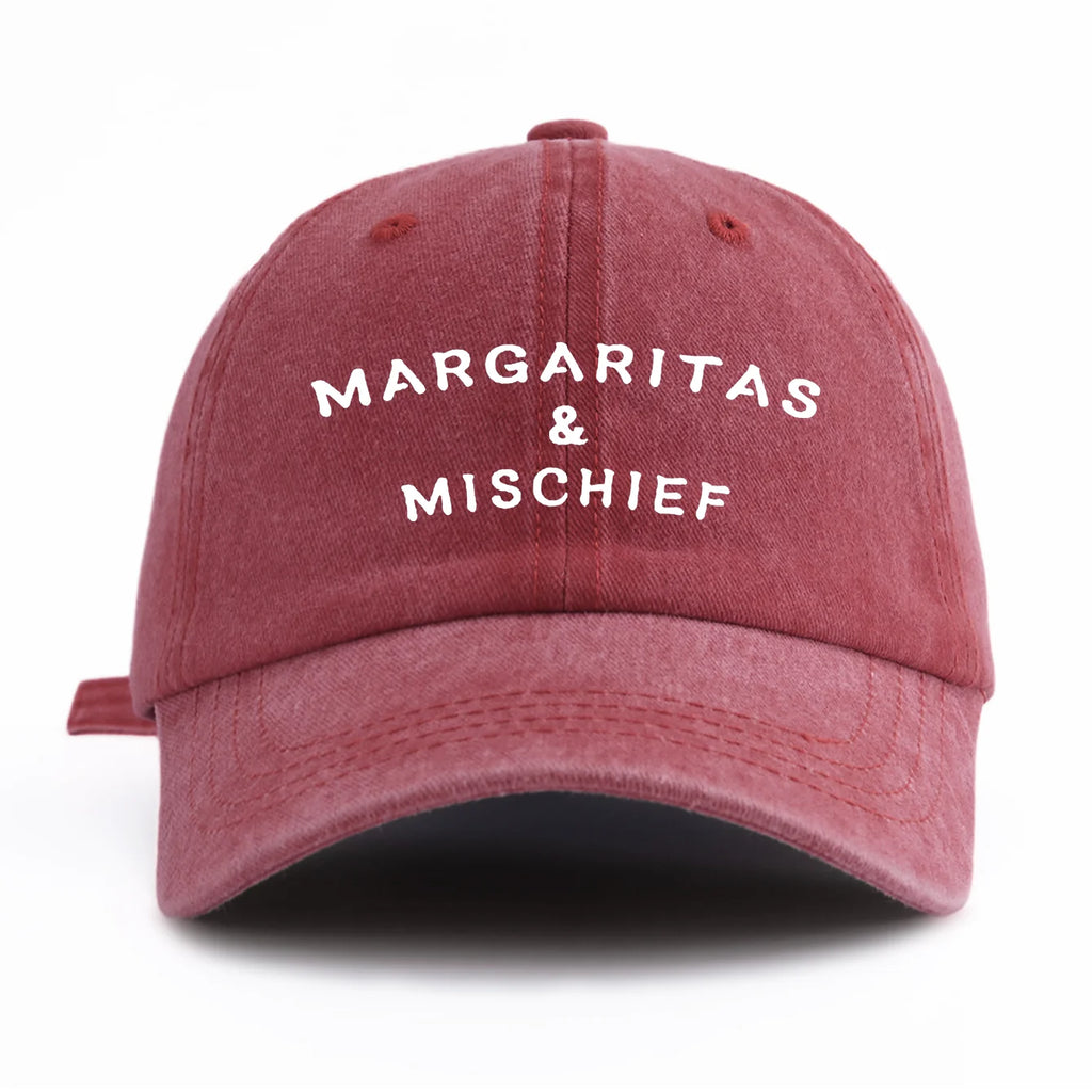 1pc MM Print Washed Baseball Cap for Adults,  Minimalist Retro Style Casual Soft Adjustable Dad Hat, Perfect As Gift
