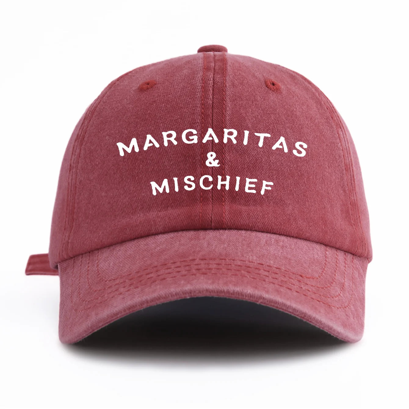 1pc MM Print Washed Baseball Cap for Adults,  Minimalist Retro Style Casual Soft Adjustable Dad Hat, Perfect As Gift