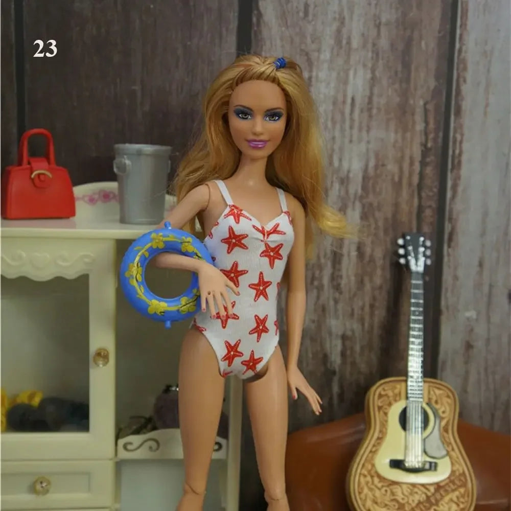 20Styles Doll Swimsuit For 30cm Doll Swimming Clothes 1/6 Male/Female Doll Clothes Short Pants Daily Casual Pants Doll Accessory