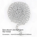 5 Meters Aluminum KC Gold Oval Shape Chains Bulk Fit Bracelets Findings Open Link Chain For DIY Fashion Jewelry Making Bag Parts