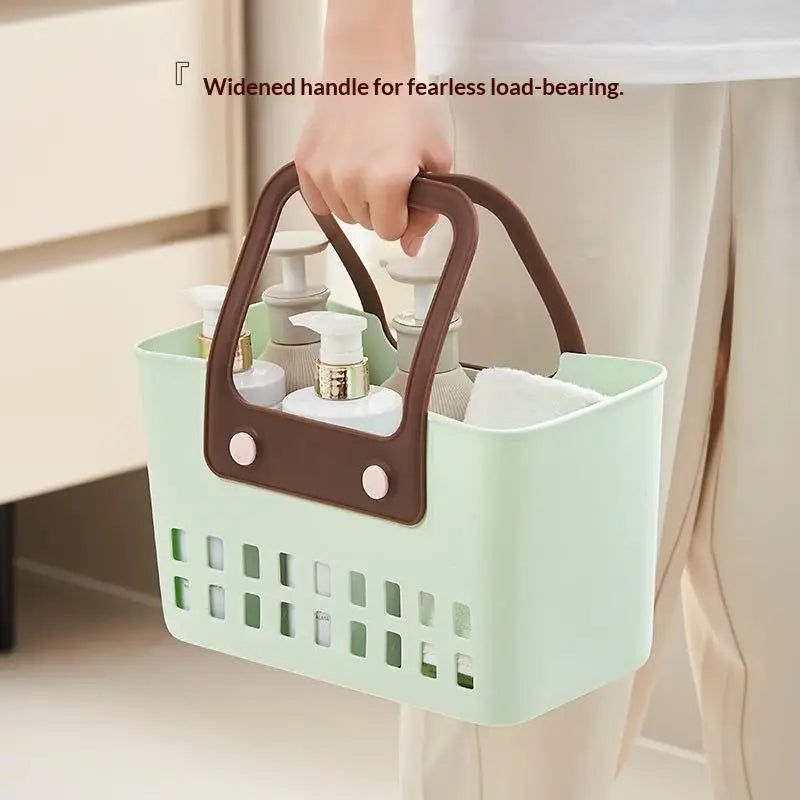 Home Bathroom Shower Basket Hand-Held Shower Basket Bathroom Shower Supplies Storage Basket
