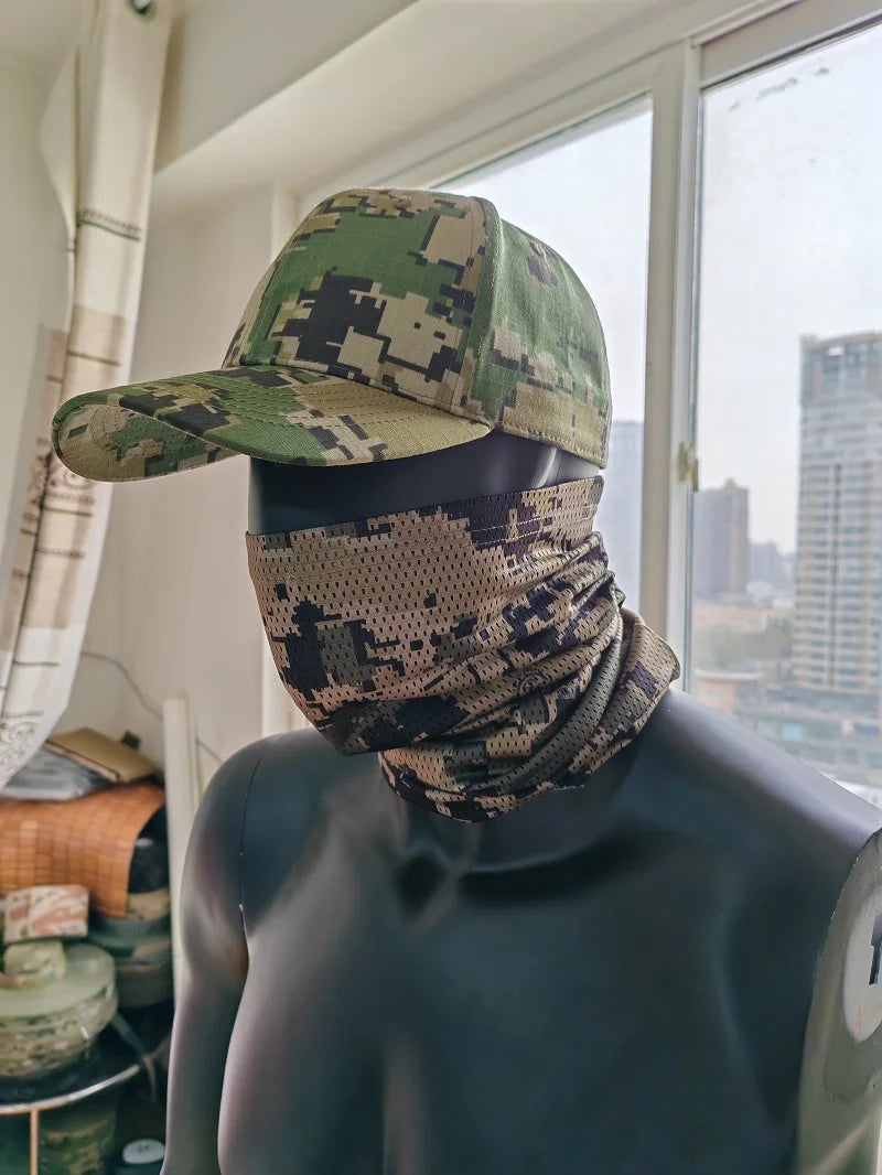 Outdoor Sunscreen Baseball Cap And Scarf