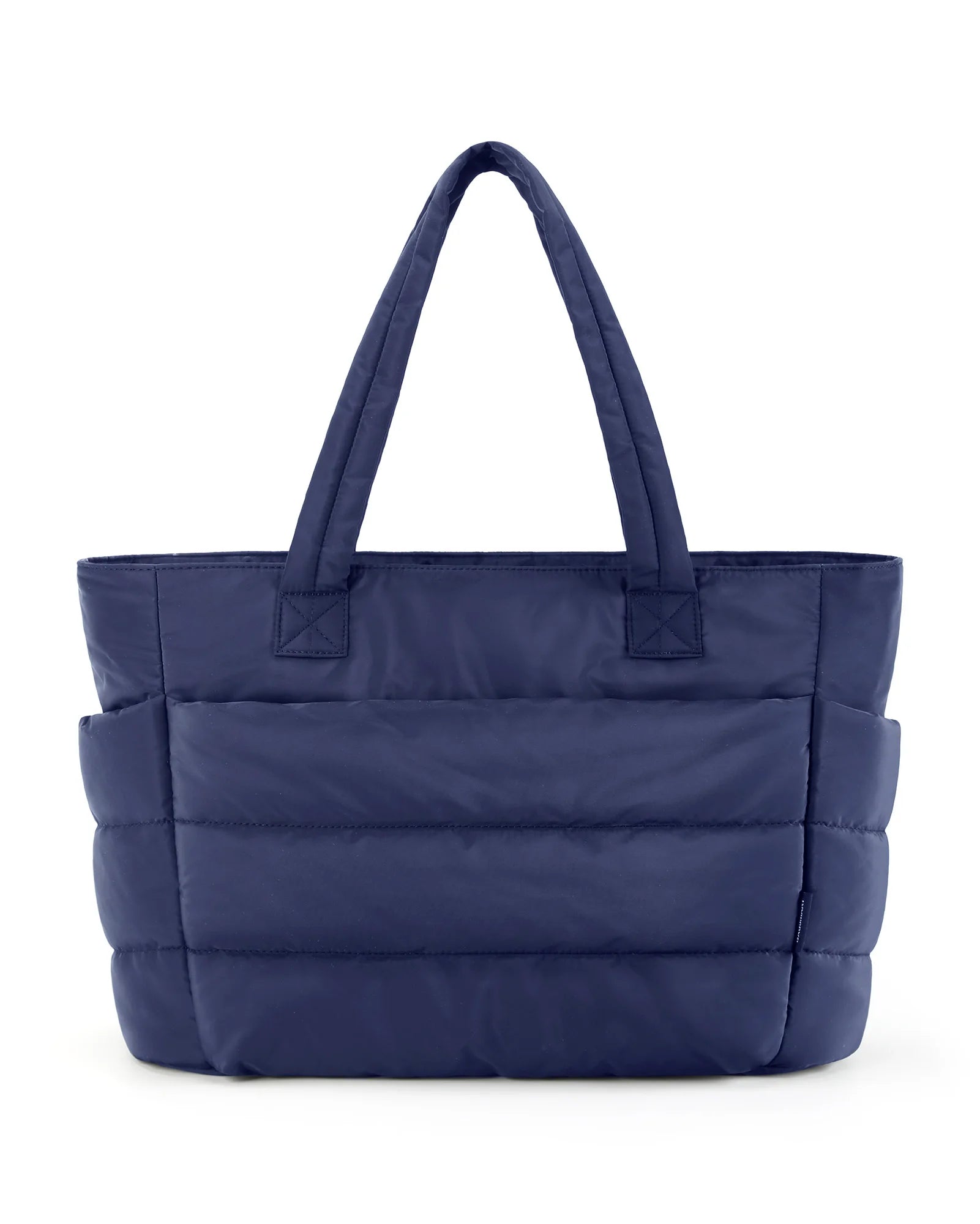 BAGSMART Padded Tote Bag Portable Woman Handbag Quilted Solid for Leisure Travel Large Capacity Mommy Diaper Bag