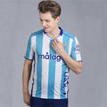 Malaga 26-27 Unisex Blue/Black Football Jersey Casual Training Top Comfortable Fit Adult Outdoor Sports T-Shirt Orange
