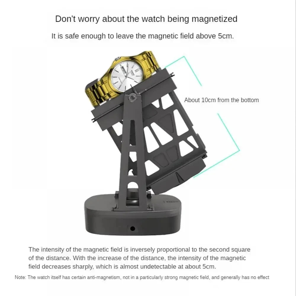 Watch Winder for Automatic Watches,Support Single Watch and Double Watch Spinner,Self Winding Watch Turner,Rotating Watch Device