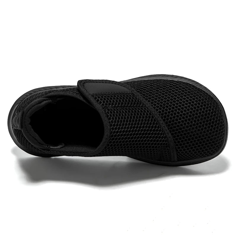 Wide Toe Box Walking Shoes Elderly Men Women Comfort Diabetic Shoes Swollen Foot Orthopedic Sneakers Thumb Eversion Pain Relif