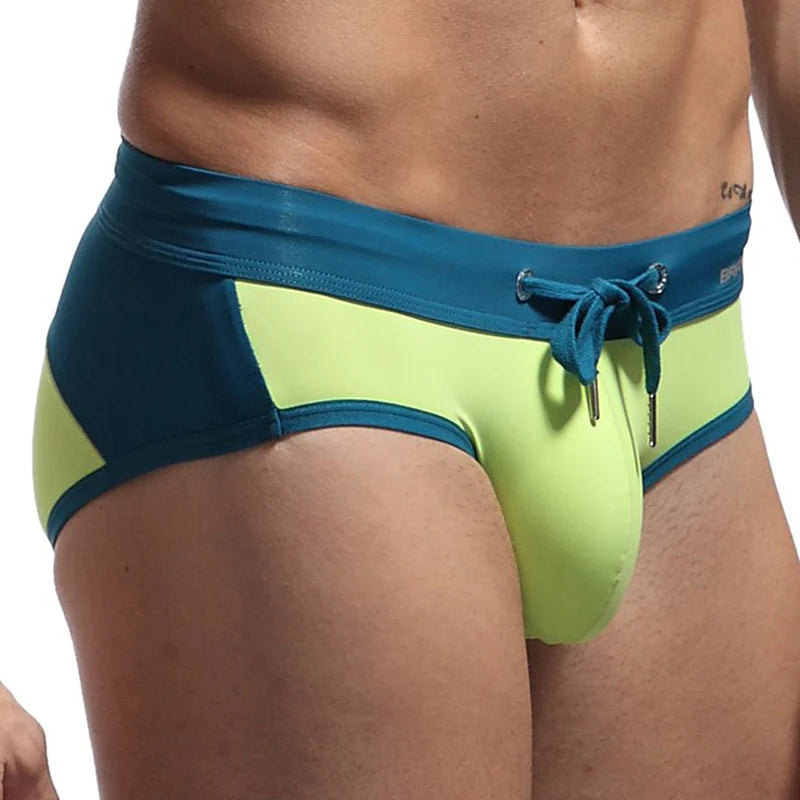 New Board Shorts Swimsuit Sexy Swimwear Men Briefs Swimming Trunks for Bathing Suit Men Beachwear