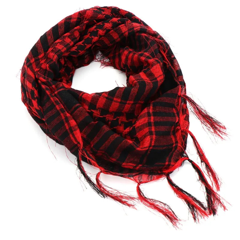 Sports Outdoor Arab Square Scarf Military Enthusiast Tactical Scarf Multi Functional Windproof Sand Proof Warm Neck Headscarf