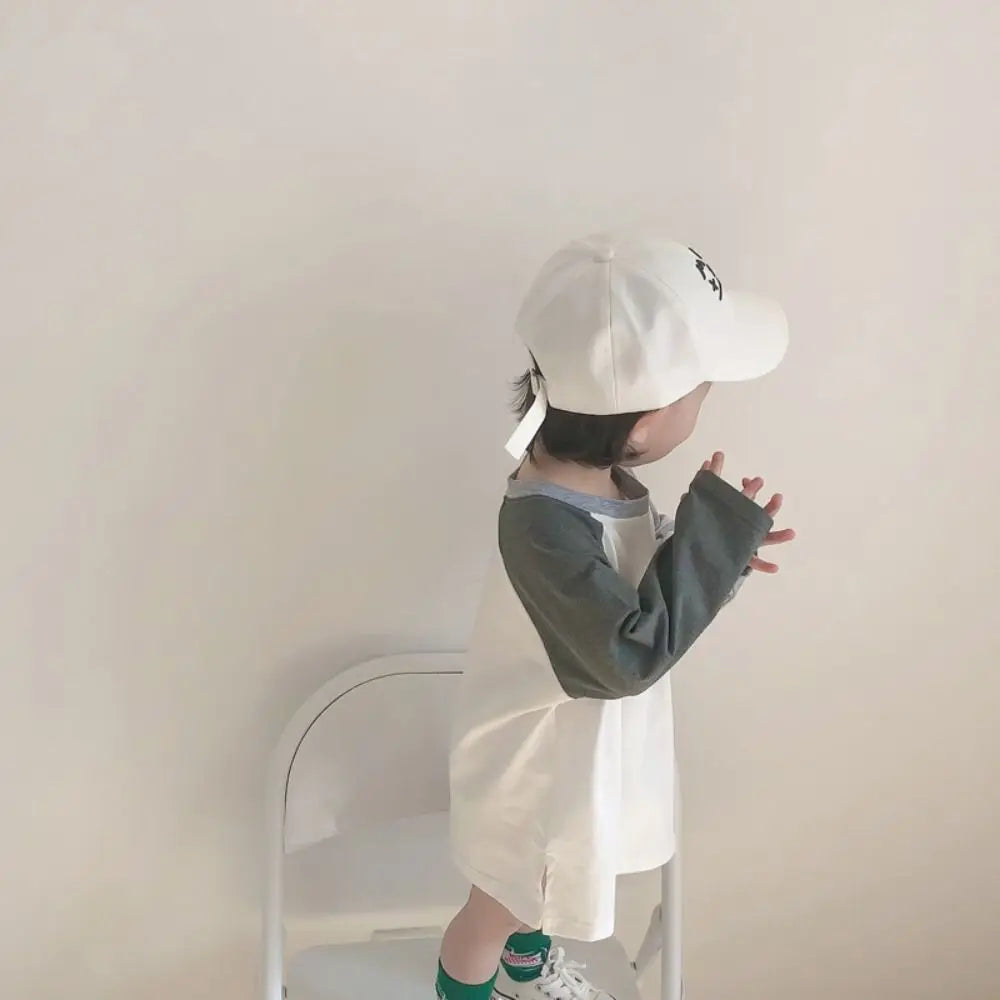Children's Hats Spring Autumn Boys Girls Duckbill Hats Casual Baby Caps Fashion Cute MOM+DAD=ME Embroidery Sun Hats