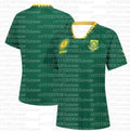 South African Rugby Short Sleeved Football Jersey for Fans Men's T-shirt 3D Printed Outdoor T-shirt for Men's Clothing T-shirts