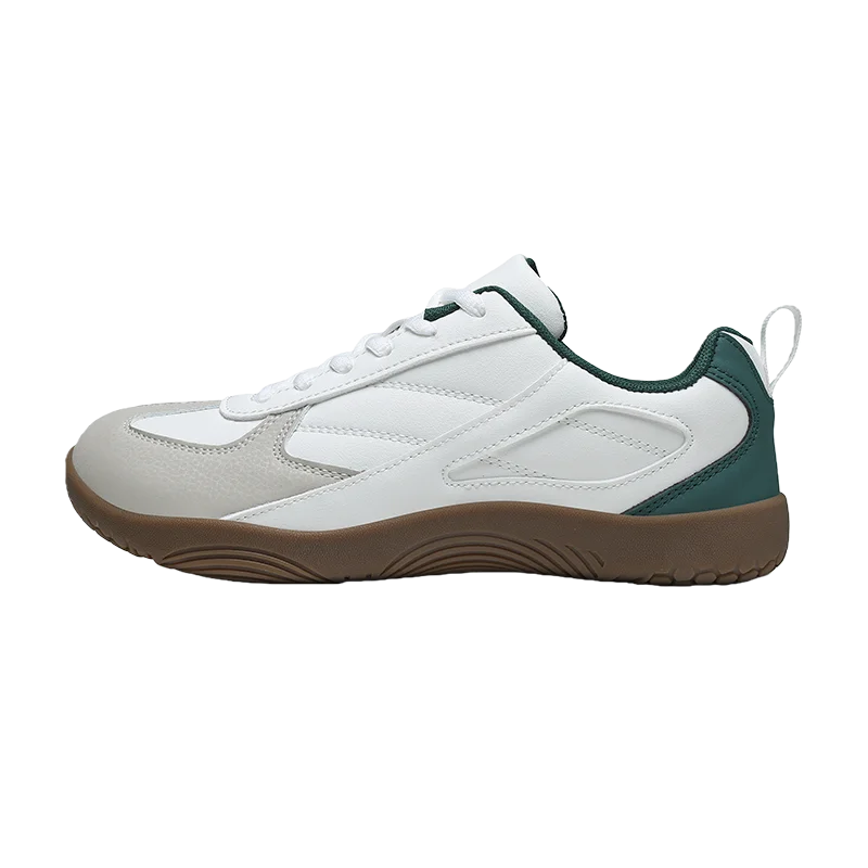 Men's Sports Shoes New Low Heel Round Toe Flat Heel Leather Surface Breathable and Comfortable Lace-up Couple's Style