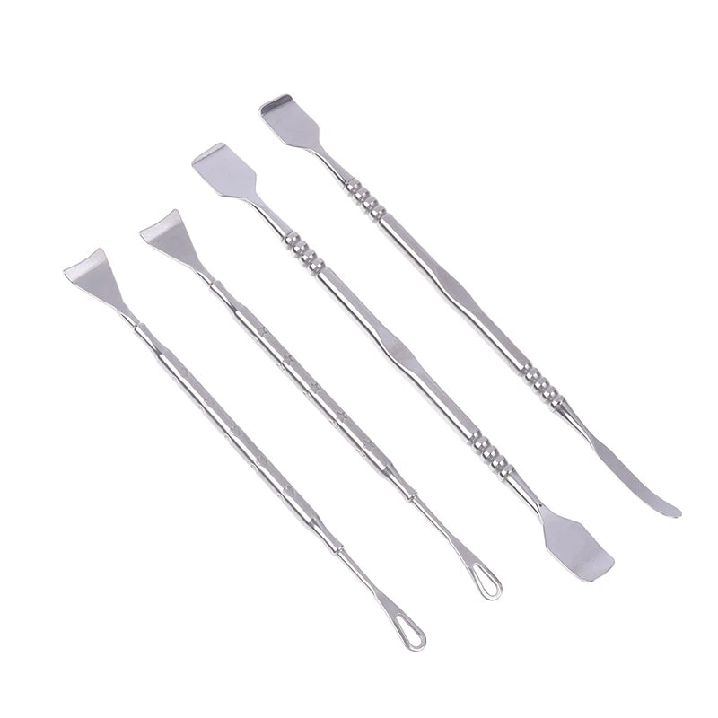 Double Head Stainless Steel Blackhead Scraper Beauty Tool For Facial Pore Cleaning Comedone Whitehead Popping Blemish Extractor