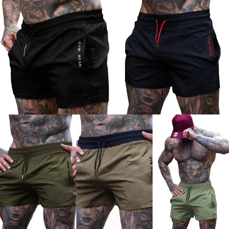 Summer Men Casual Gym Shorts Quick Dry Running Shorts Man Fitness Basketball Shorts Training Sport Beach Shorts Man Clothing 3XL