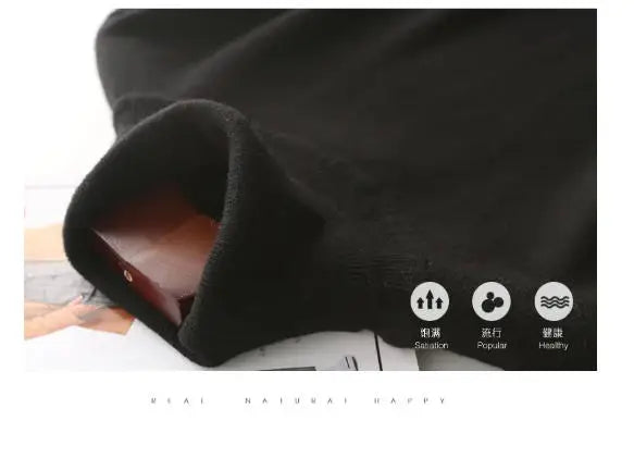 Cashmere Cotton Blend Turtleneck Men Sweater 2024 Autumn Winter Daily Basic Warm Knitted Pullover Man Casual Jumper Pull Homme