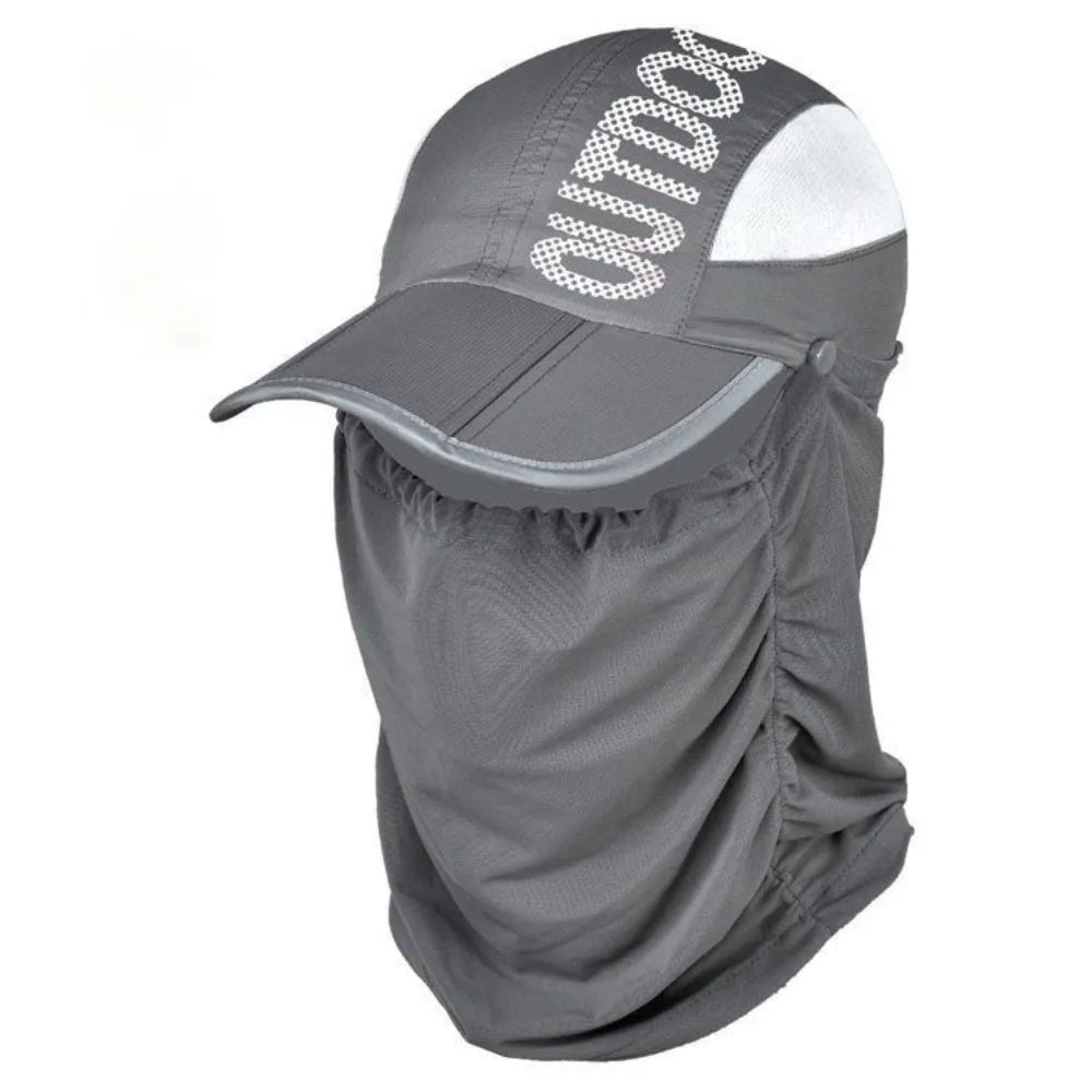 Face Mask Hat Neck Protection Neck Protection Sun Cap Removable Quick Drying Face Shield Cap Cool UV Protection Sun Hat Fishing