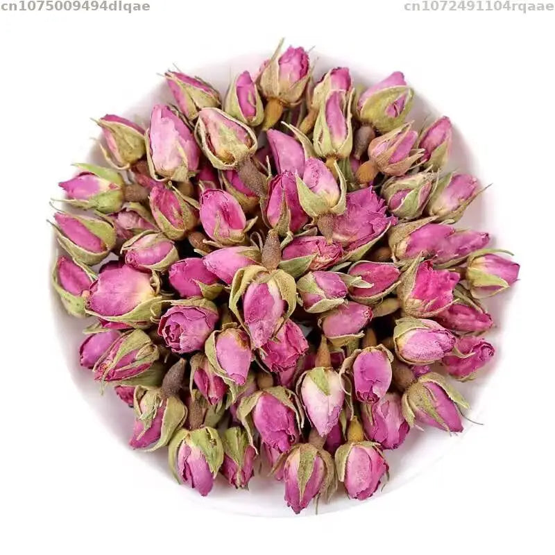 100% Natural Pink Rose Dried Flower Buds For Soap Wedding Candle Decorative Mix Flower Material Making Homemade Aromatherapy