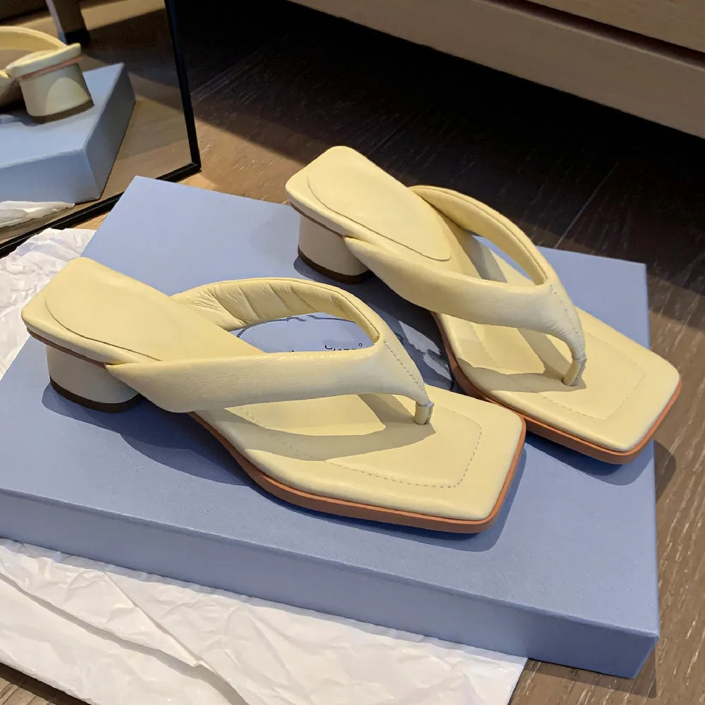 Women's flip-dlop slides sheepskin soft comfortable casual female outdoor beach holidays sandals summer shoes for women slippers