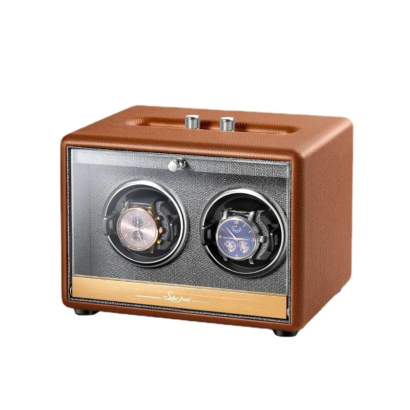 Winder Watch Organizer Storage Box Rotator Mechanical Watch Automatic Luxury Box Safe Deposit Boxes Shaker Display Gifts