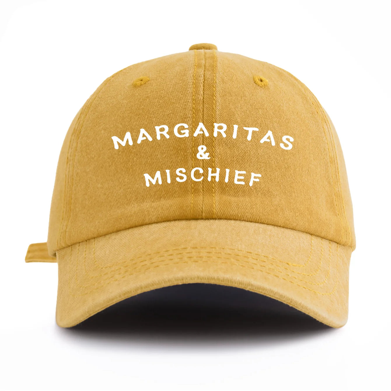 1pc MM Print Washed Baseball Cap for Adults,  Minimalist Retro Style Casual Soft Adjustable Dad Hat, Perfect As Gift