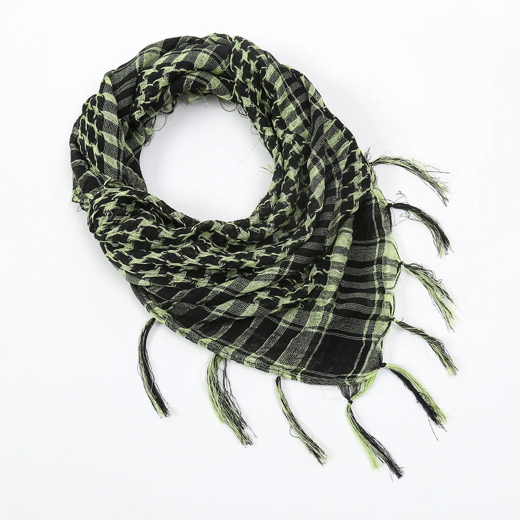 Sports Outdoor Arab Square Scarf Military Enthusiast Tactical Scarf Multi Functional Windproof Sand Proof Warm Neck Headscarf
