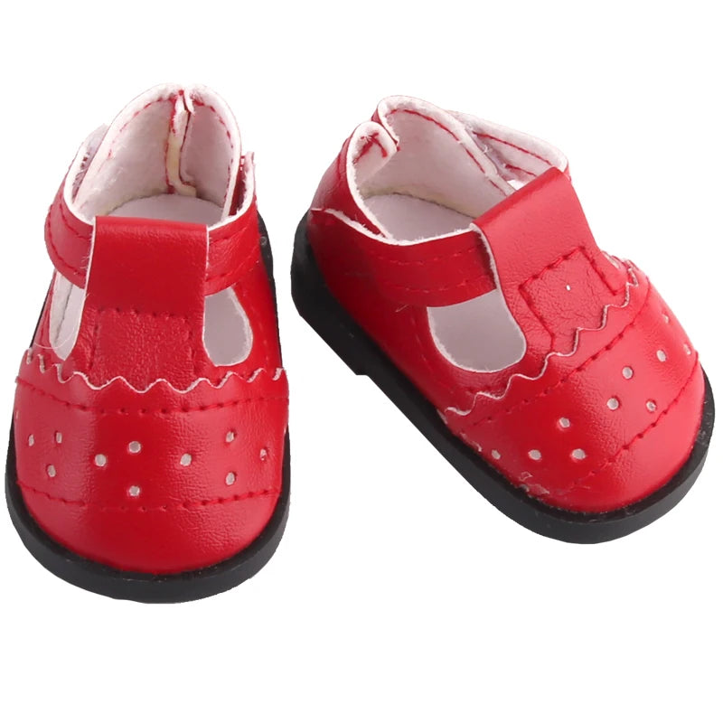 5.5cm Lovely Bow Doll Shoes For 14 Inch American& EXO Doll 1/6 New Mini Shoes Boots Accessories For 32-33 Russia DIY Doll,Nancy