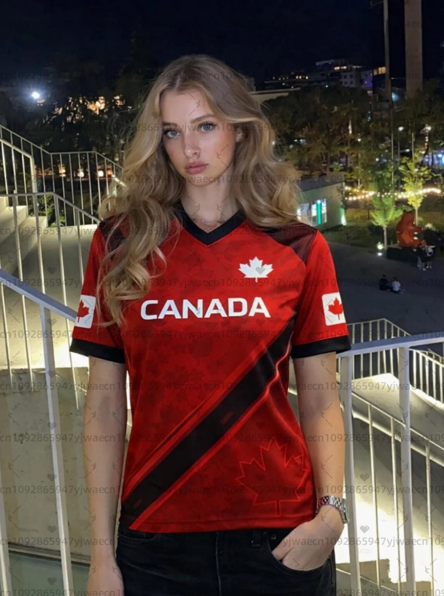 26 Summer Men's&Women's Canada Soccer Jersey Gift For Lovers Tee Fan Gift Plus Size Fashion Street Top soccer fans T-shirt