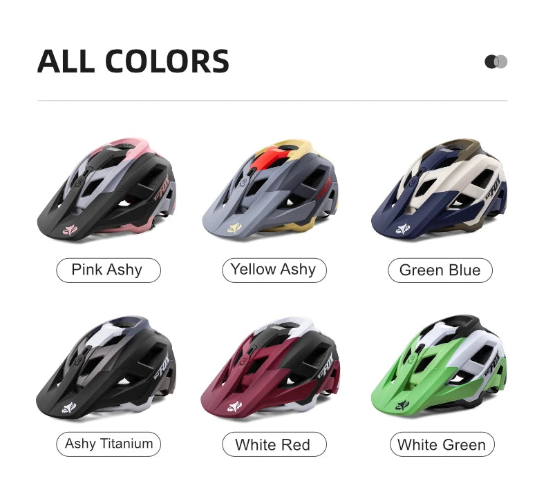 BATFOX 2025 New Mountain Bike Helmet Summer Colorful Cycling Helmet for Adults Youth Men and Women Speed Racing Bicycle Helmets