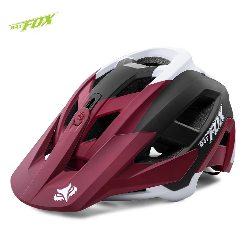 BATFOX 2025 New Mountain Bike Helmet Summer Colorful Cycling Helmet for Adults Youth Men and Women Speed Racing Bicycle Helmets