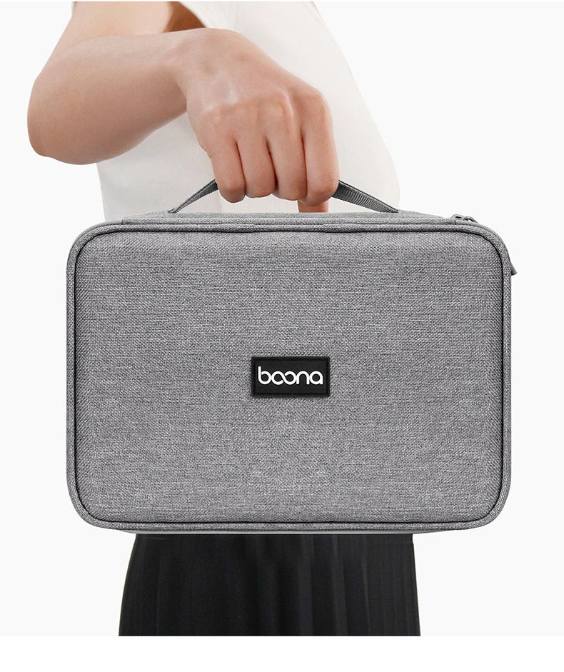 Large Capacity Travel USB Gadget Cable Bag Headphone Storage Box Data Cable Storage Bag Hard Disk Charger Power Bank Organizer