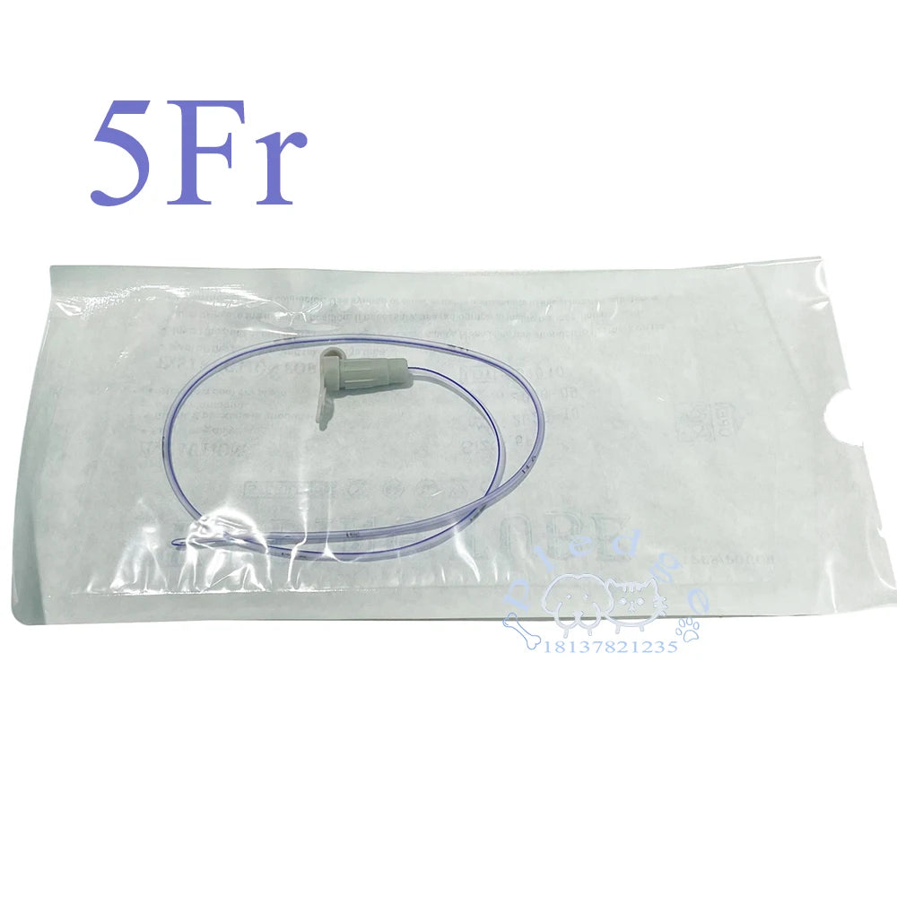 30PCS Pet Animal Nasogastric Feeding Tube Naso-Esophageal  Placement NE NG Round Closed Tip  Nutritional Support Cat Dog Clinic