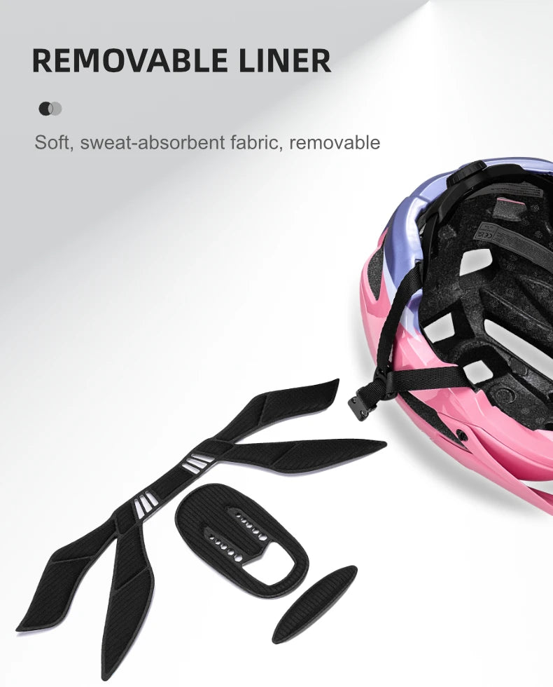 BATFOX 2025 New Mountain Bike Helmet Summer Colorful Cycling Helmet for Adults Youth Men and Women Speed Racing Bicycle Helmets