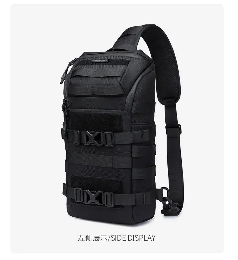 OZUKO Bicycle Bag   Crossbody Bag Camping Riding Travel Rucksack Molle Tactical Bags Hiking Cycling Outdoor