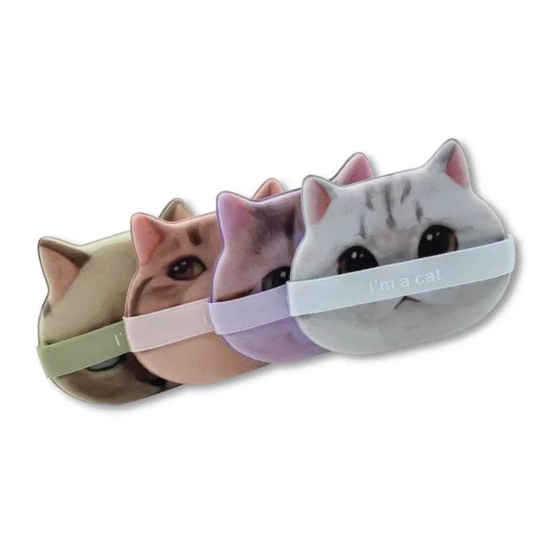 Cute Cat Paw Shaped Makeup Puff, Dual-use for Dry and Wet, Foundation Concealer Sponge, Fine Makeup Tool